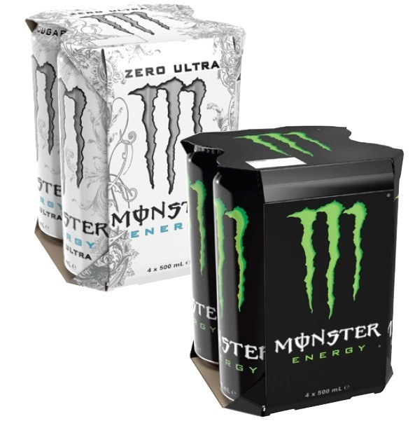 Monster Energy Drink 4x500mL