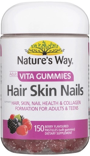 Nature's Way Adult Vita Gummies Hair Skin Nails 150 Pack^