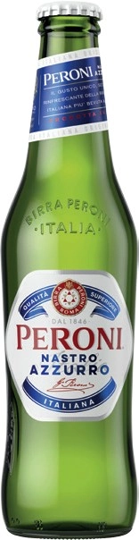 Peroni Nastro Azzurro 5% Bottles 24x330mL