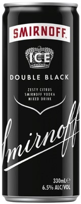 Smirnoff Ice Double Black Cans 10x375mL