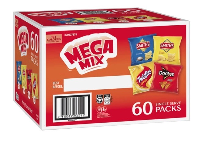 Smith's Snack Variety Mega Mix 60 Pack