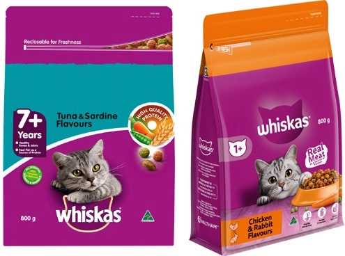 Whiskas Dry Cat Food 800g