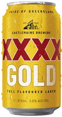 XXXX Gold Cans 8x375mL