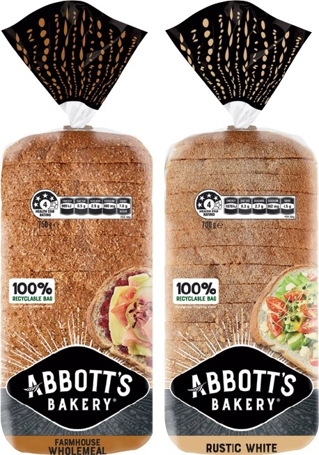 Abbott’s Bakery Bread 680-800g Selected Varieties