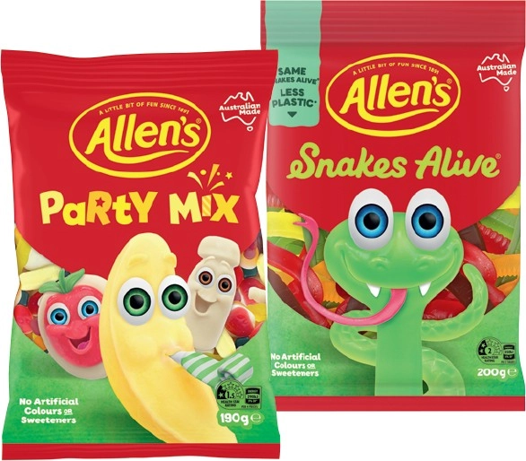 Allen’s Medium Bags 140-200g Selected Varieties