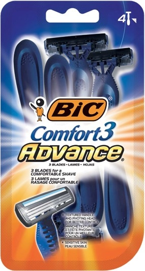 BIC Comfort 3 Advance Shavers 4 Pack