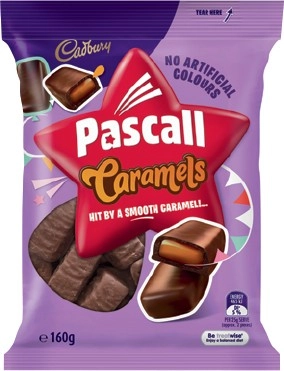 Cadbury Pascall Caramels 160g