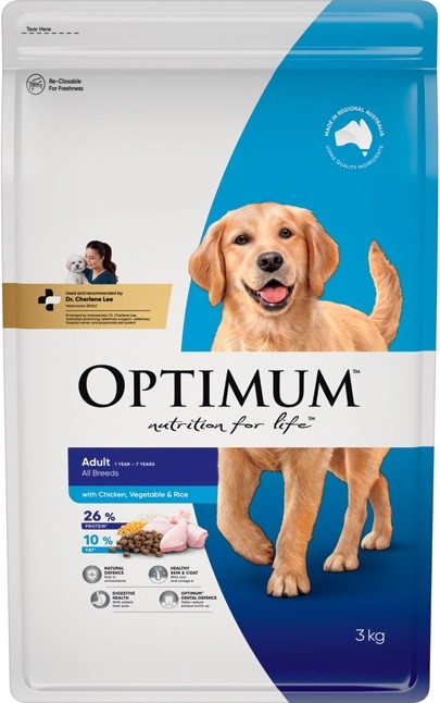 Optimum Dry Dog Food 2.5-3kg Selected Varieties