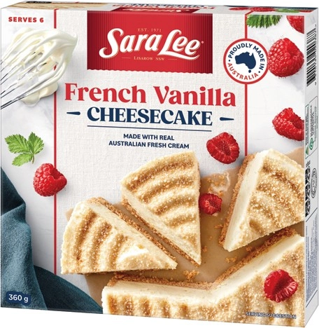 Sara Lee Cheesecakes 360-410g Selected Varieties