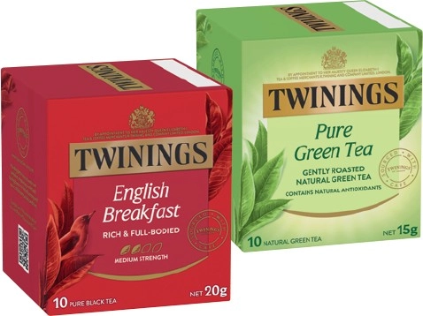 Twinings Tea Bags 10 Pack Selected Varieties