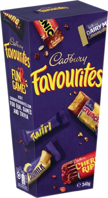 Cadbury Favourites 340-352g or Toblerone Pralines 180g Selected Varieties