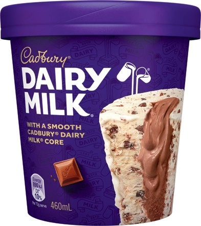 Cadbury Ice Cream Tub 460mL Selected Varieties