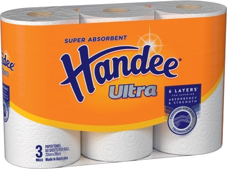 Handee Ultra Paper Towel 3 Pack