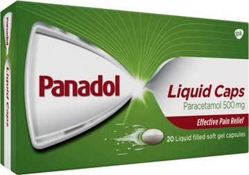 Panadol Paracetamol 500mg Liquid Caps 20 Pack**