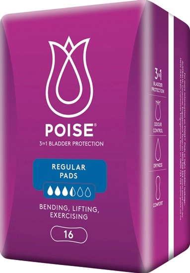 Poise Pads 8-16 Pack Selected Varieties