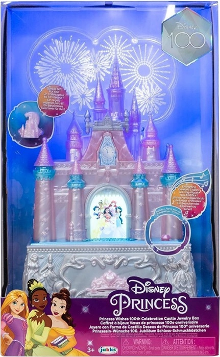 Disney Princess Wishes 100th Celebration Castle Jewelry Box