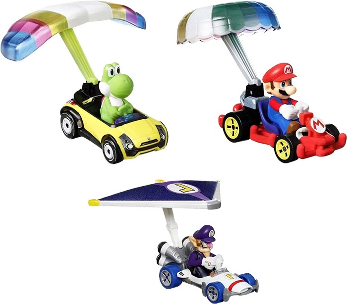 Hot Wheels Mario Kart Glider 3 Pack