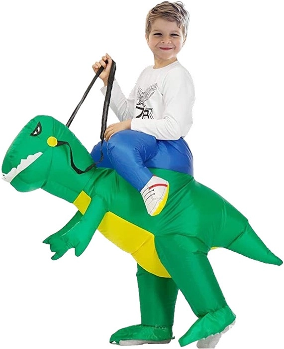 Inflatable Dino Costume Ages 3-12 Yrs