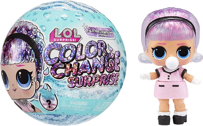 L.O.L. Surprise! Glitter Colour Change Dolls with 7 Surprises - Assorted