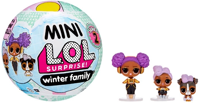 Mini L.O.L. Surprise! Winter Family Playset Collection with 8+ Surprises