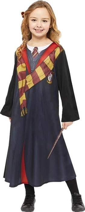 Wizard Robe With Wand & Glasses