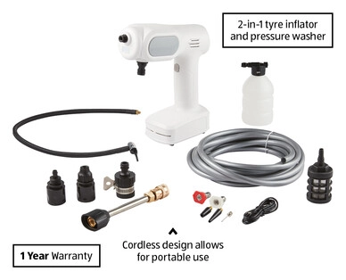 Car Pressure Washer and Tyre Inflator