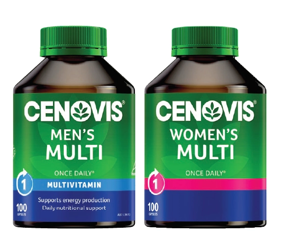 Cenovis Once Daily Men’s Multi or Women’s Multi 100 capsules