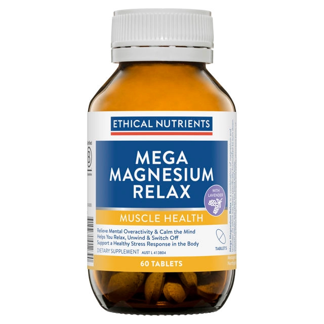 Ethical Nutrients Mega Magnesium Relax 60 Tablets