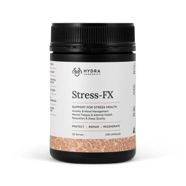 Hydra Longevity Stress-FX 90 Capsules