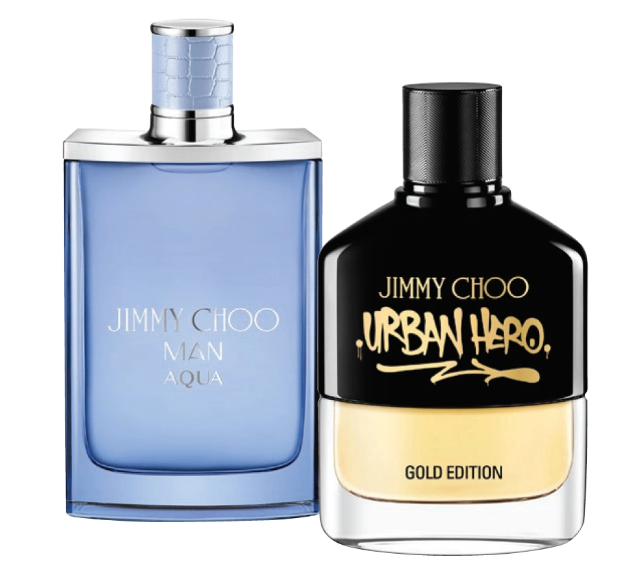 Jimmy Choo Man Aqua EDT or Urban Hero Gold Edition EDP Spray 100ml