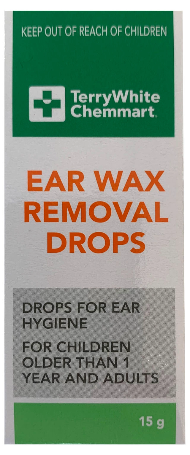 TerryWhite Chemmart Ear Wax Removal Drops 15g