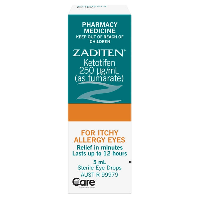 Zaditen Eye Drops for Itchy Allergy Eyes 5ml