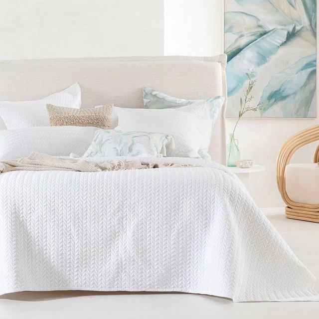 Camden White Coverlet Set by Essentials