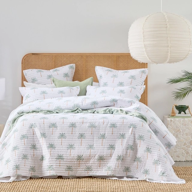 Del Sol Palm Coverlet Set by Habitat