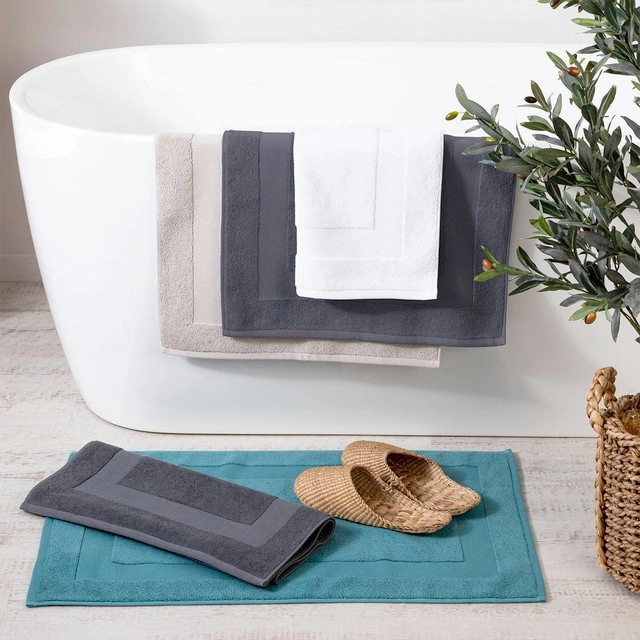 Lotus Bath Mat by Habitat