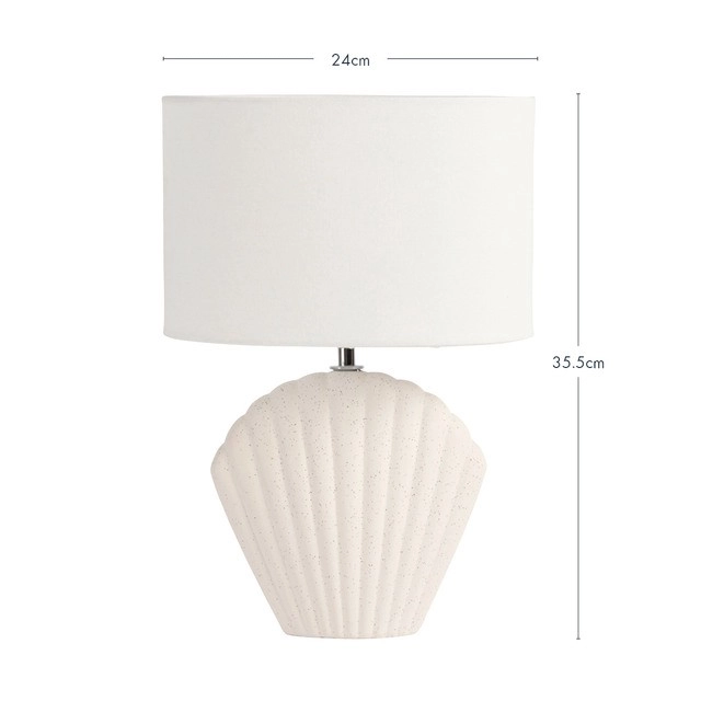 Seashell 36cm Table Lamp by Amalfi