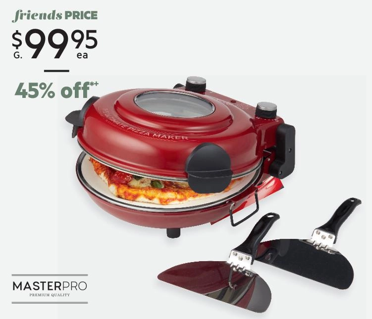 Masterpro The Ultimate Pizza Oven with Window MPPIZZAWRD