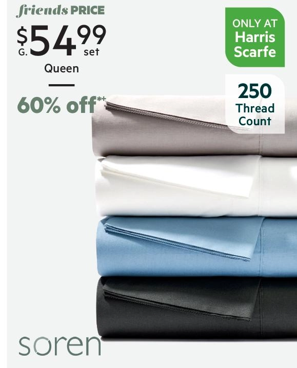 Soren 250 Thread Count Cotton Percale Sheet Set Blue