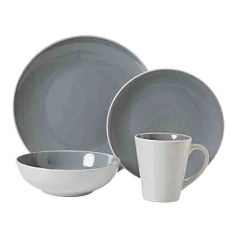 Soren Marlow 16-Piece Dinner Set Grey