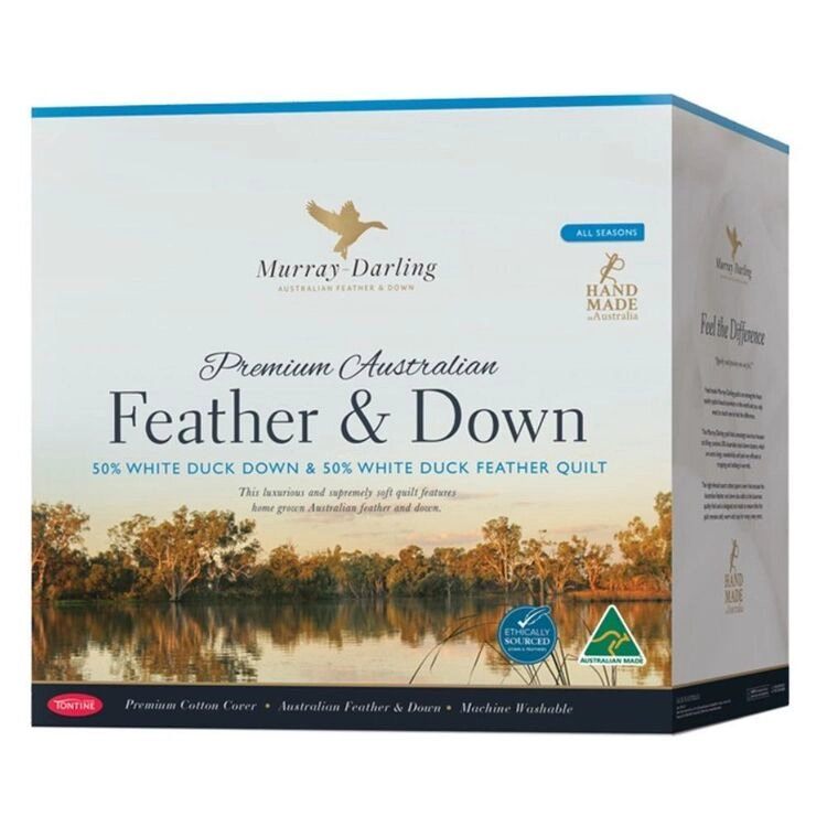 Tontine Murray Darling 50/50 Australian Feather & Down Quilt