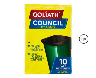 Council Bin Liners 10pk