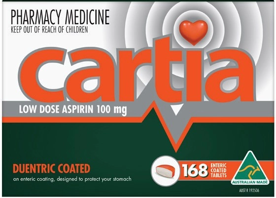 Cartia 168 Tablets