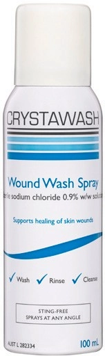 Crystawash Wound Wash Spray 100mL