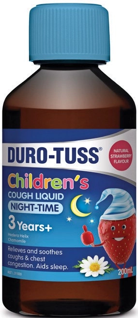 Duro-Tuss Children's Cough Liquid Night-Time 200mL