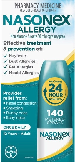 Nasonex Allergy 140 Metered Sprays