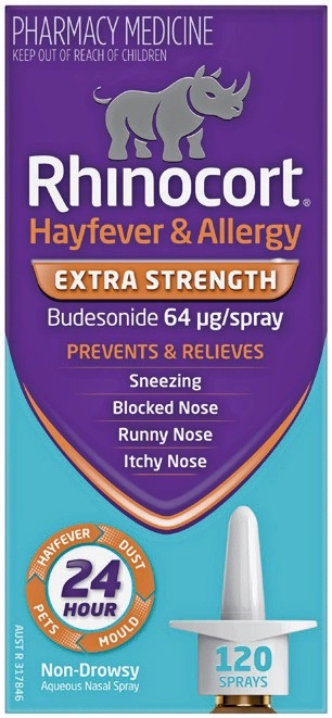 Rhinocort Hayfever & Allergy Extra Strength 120 Sprays