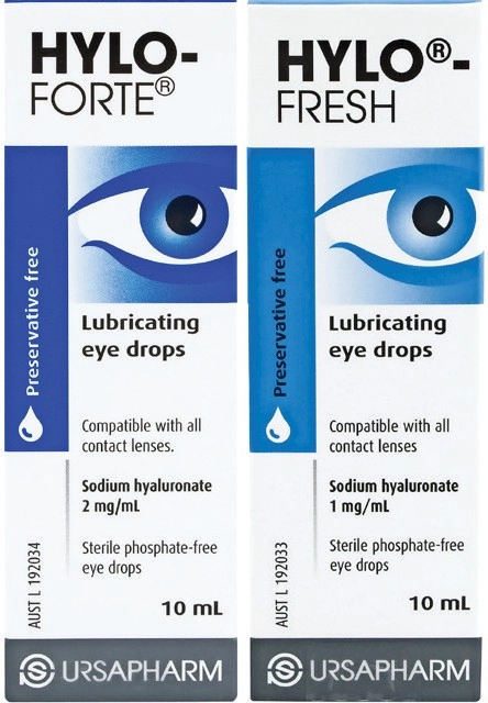 Hylo-Forte or Hylo-Fresh Lubricating Eye Drops 10mL