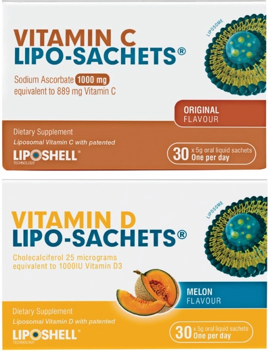 Lipo-Sachets Vitamin C or D 30 x 5g Sachets