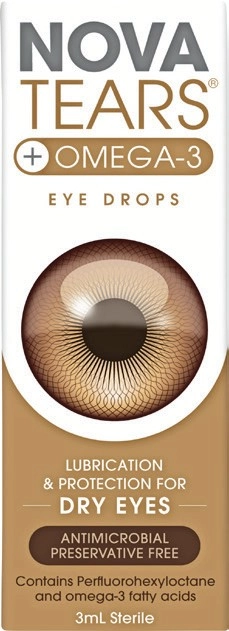 NovaTears +Omega-3 Eye Drops 3mL