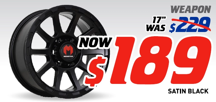 17" Wheel - Monster Weapon